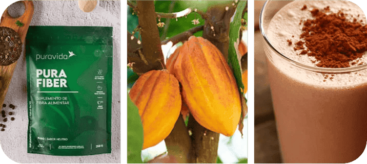 Linha de produtos Puravida – suplementos naturais de alta qualidade