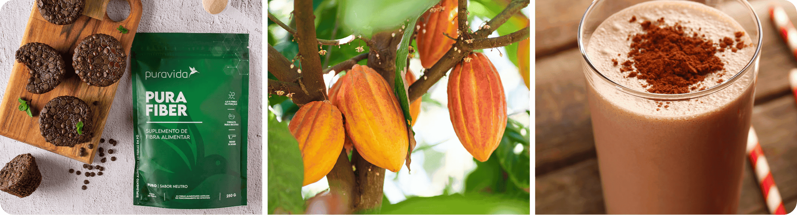 Linha de produtos Puravida – suplementos naturais de alta qualidade
