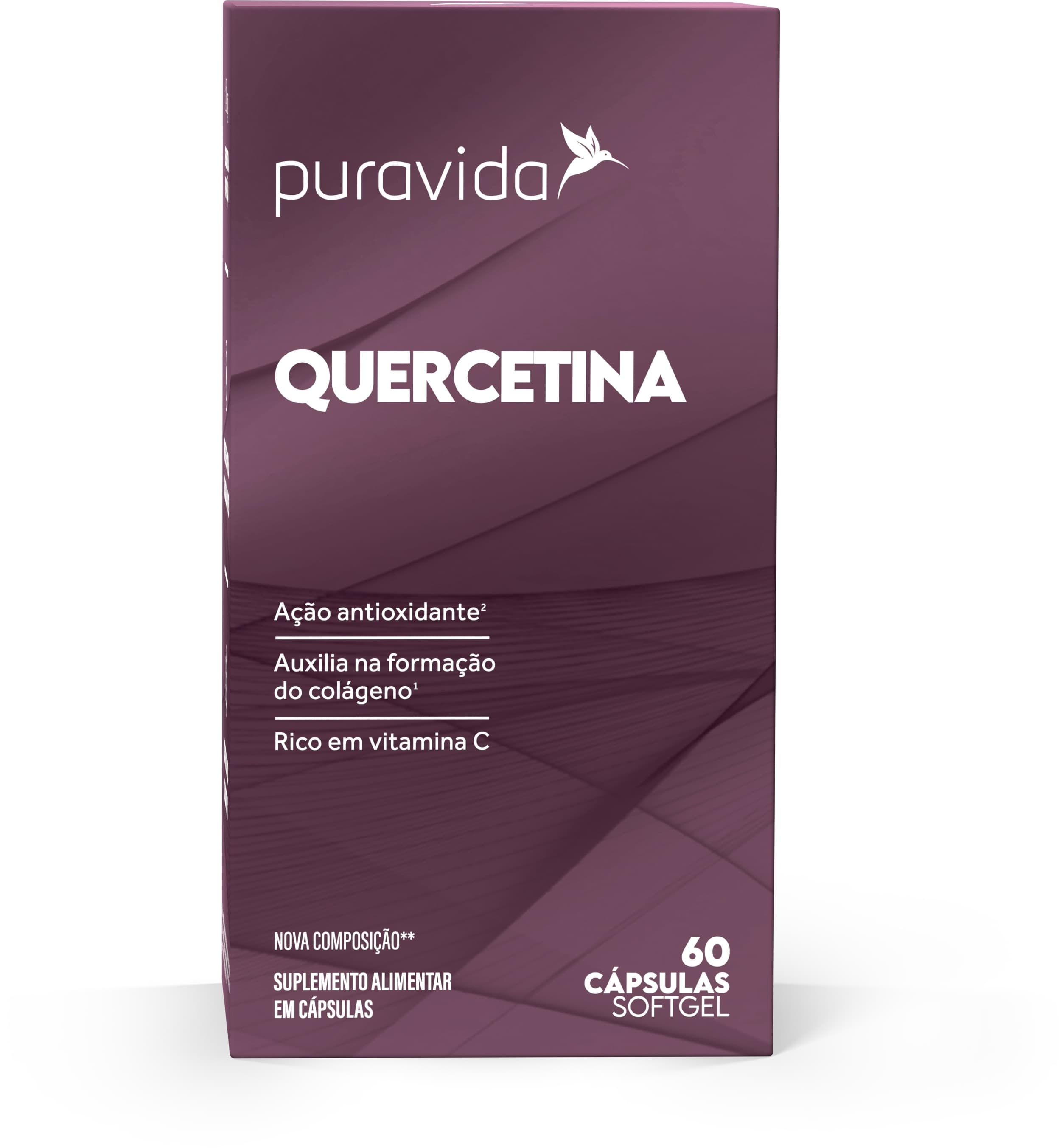 Caixa do suplemento Quercetina Puravida