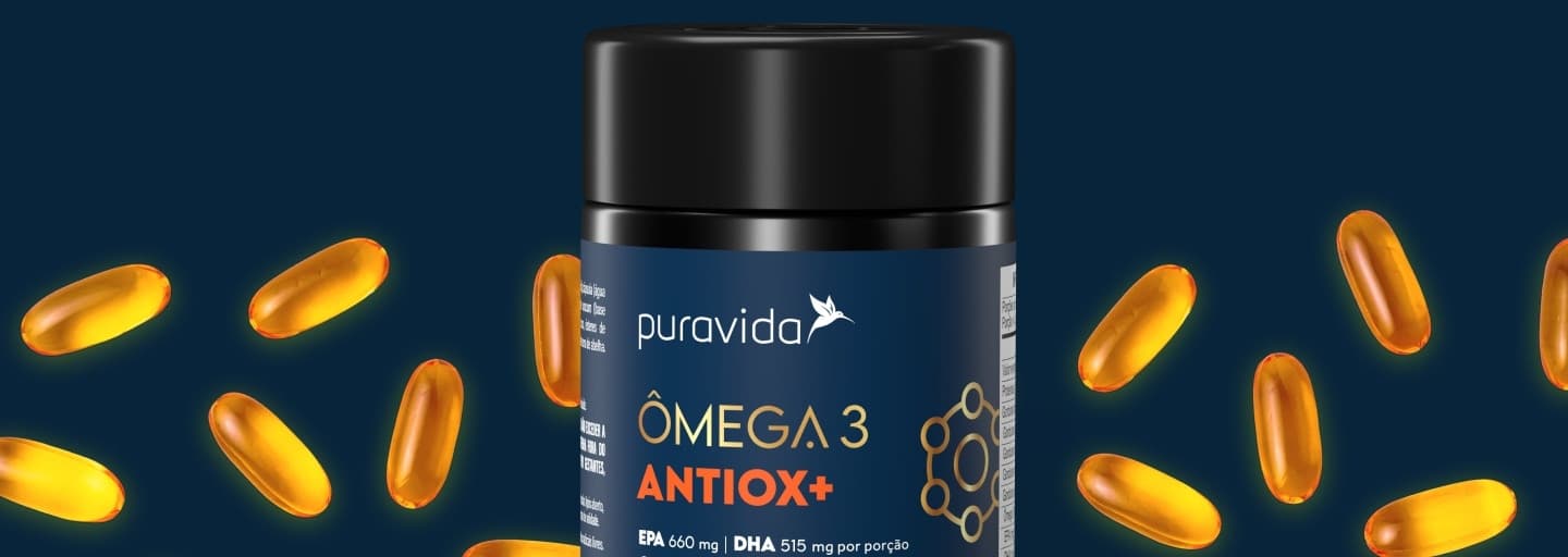 Ômega 3 Antiox+ da Puravida