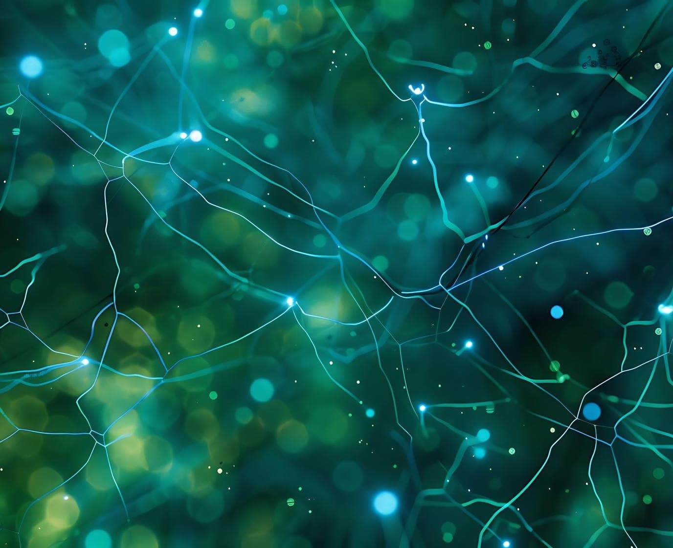 Ilustração de conexões neuronais