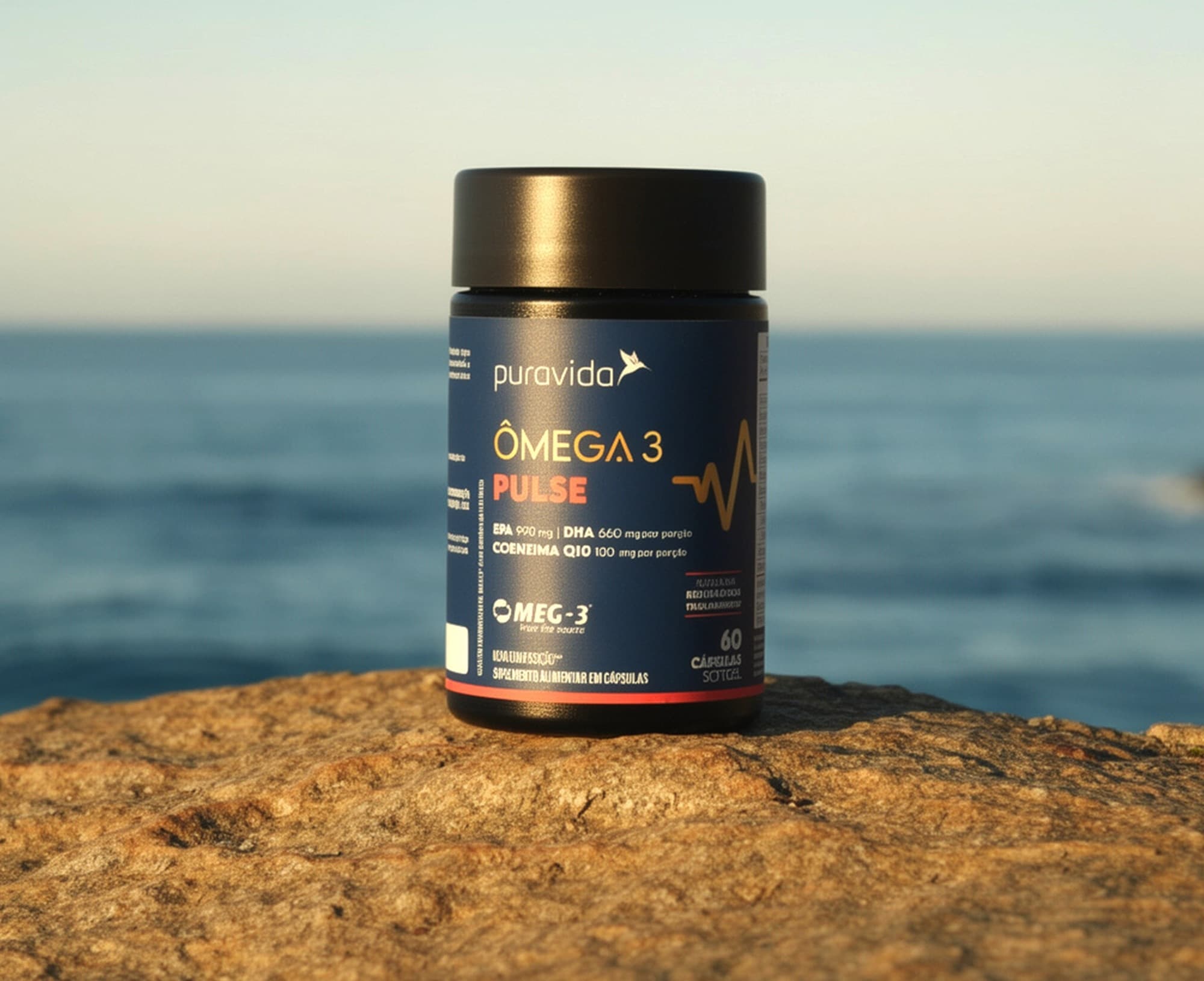 Ômega 3 Pulse na praia