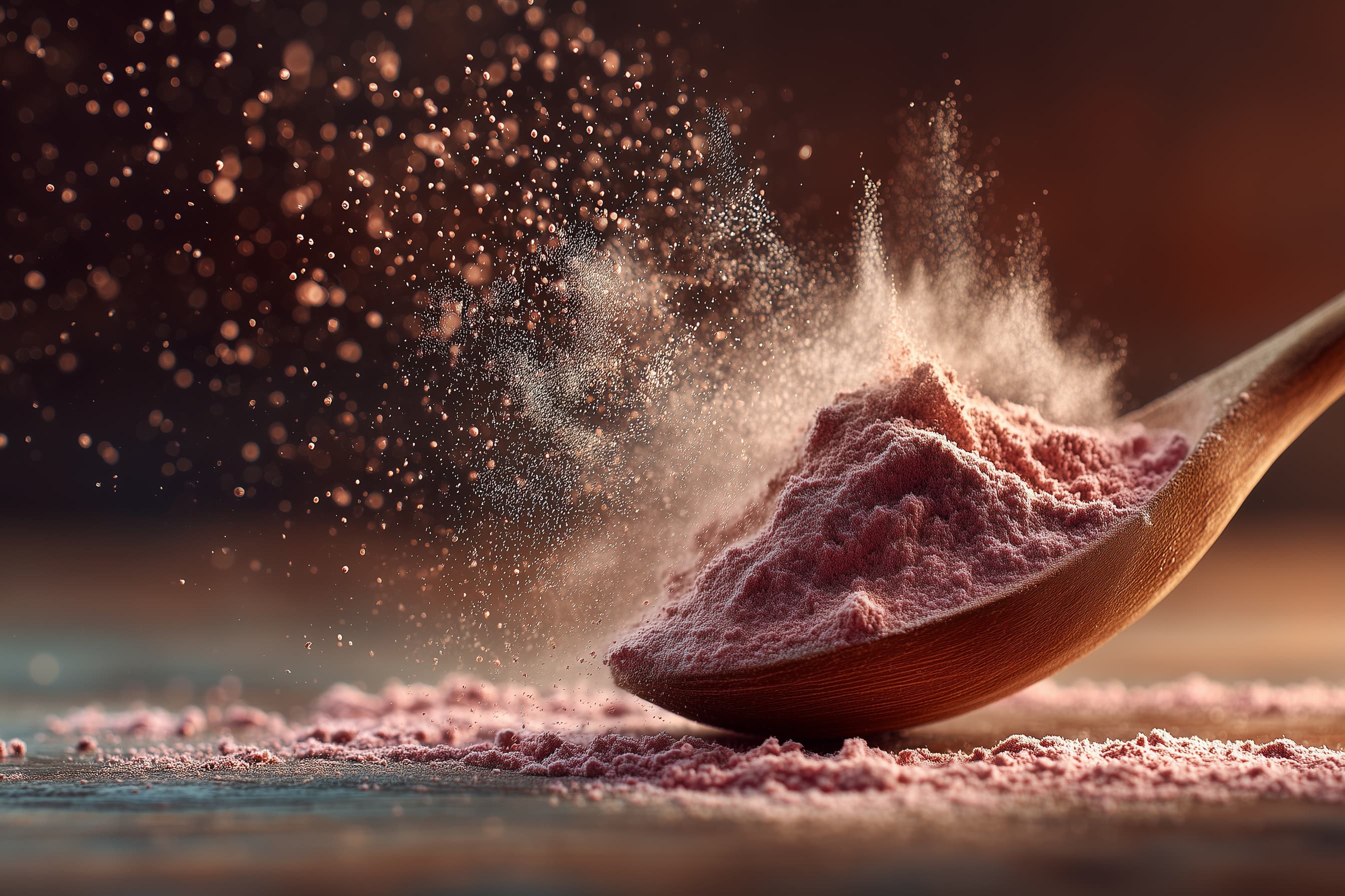 Whey Protein Framboesa em pó