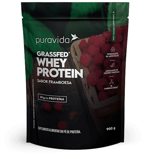 Whey Grassfed Framboesa 900g