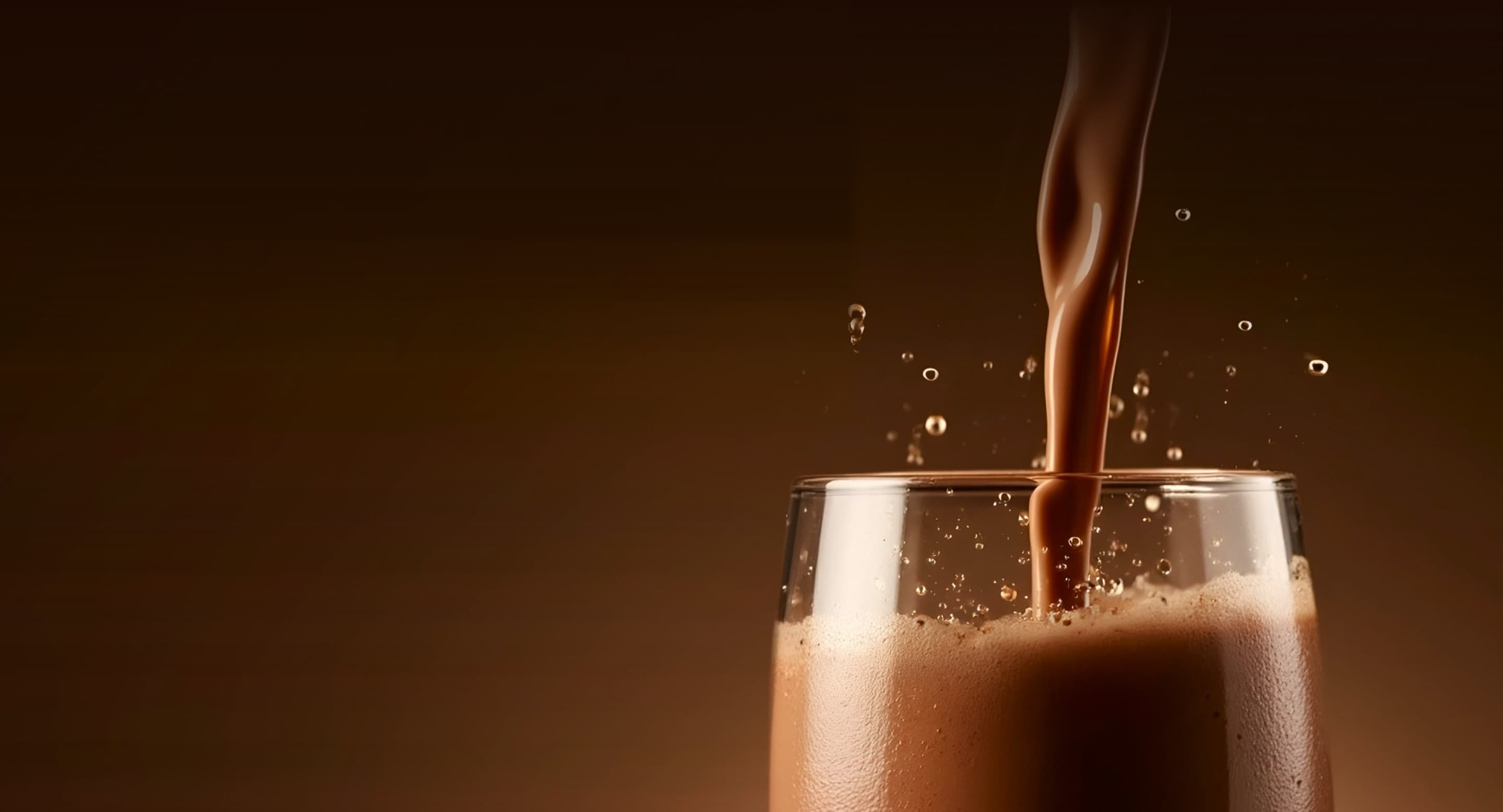 Collagen Protein preparado no copo