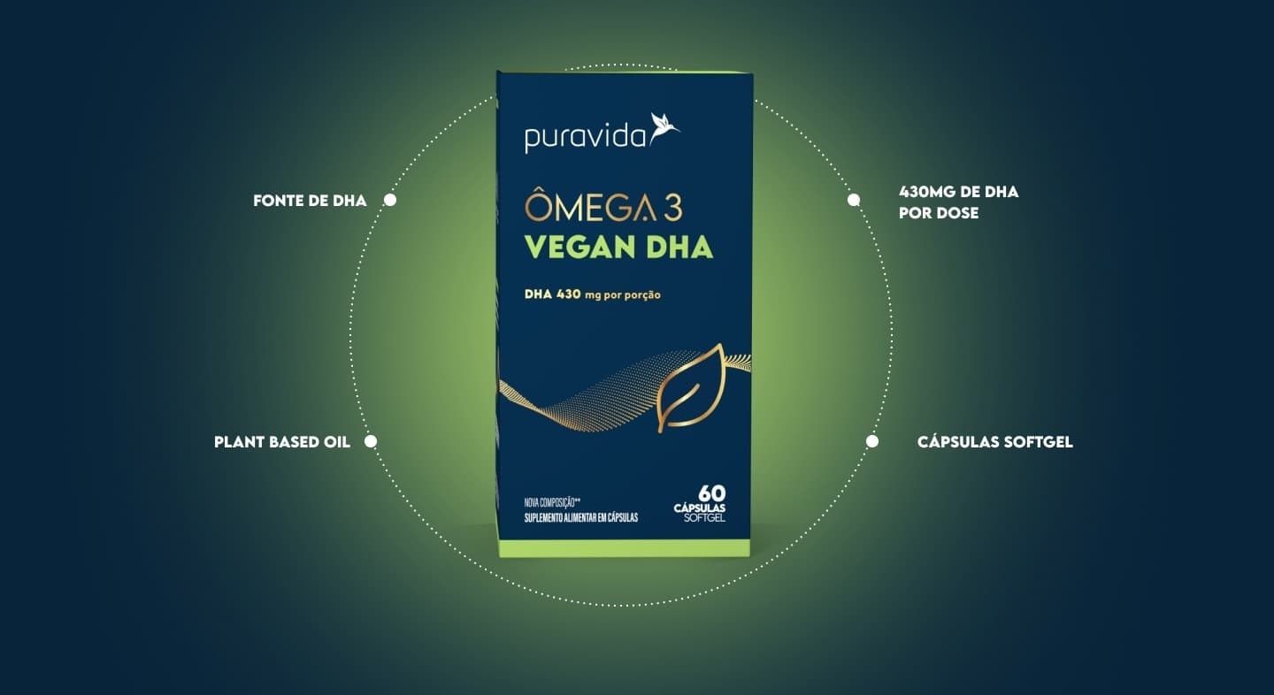 Ômega 3 Vegan DHA — diferenciais