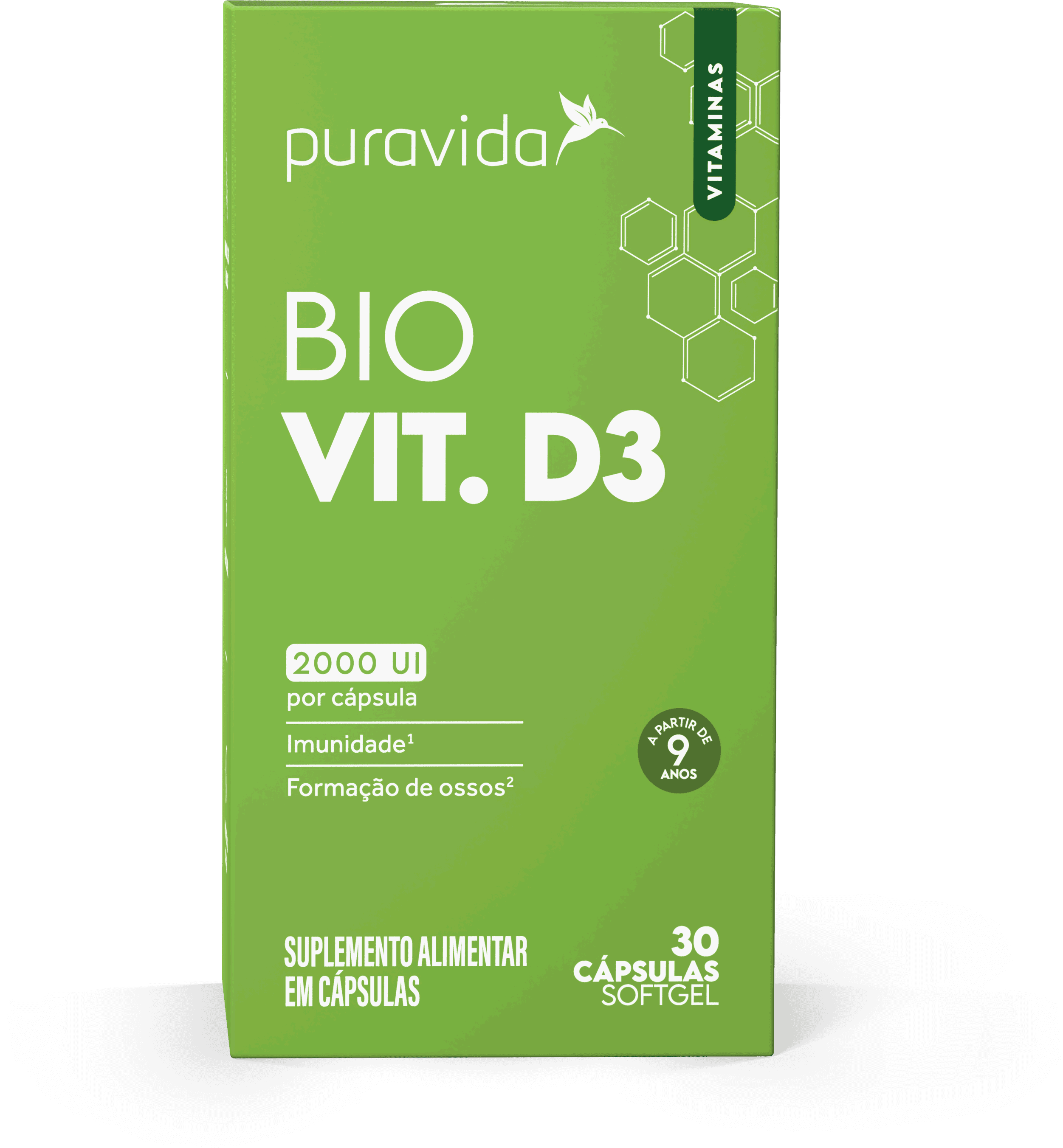 Caixa de Bio Vit. D3 30 cápsulas