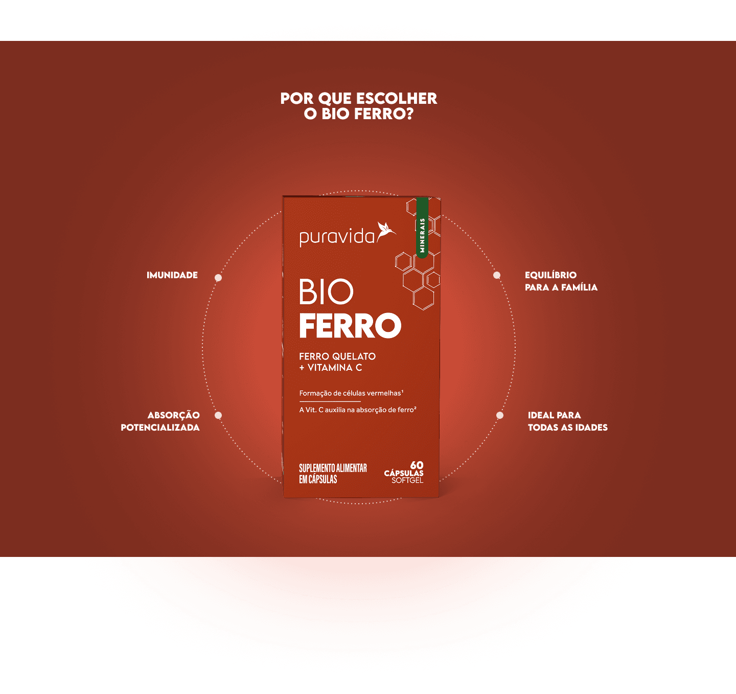 Cartucho Bio Ferro 60 cápsulas