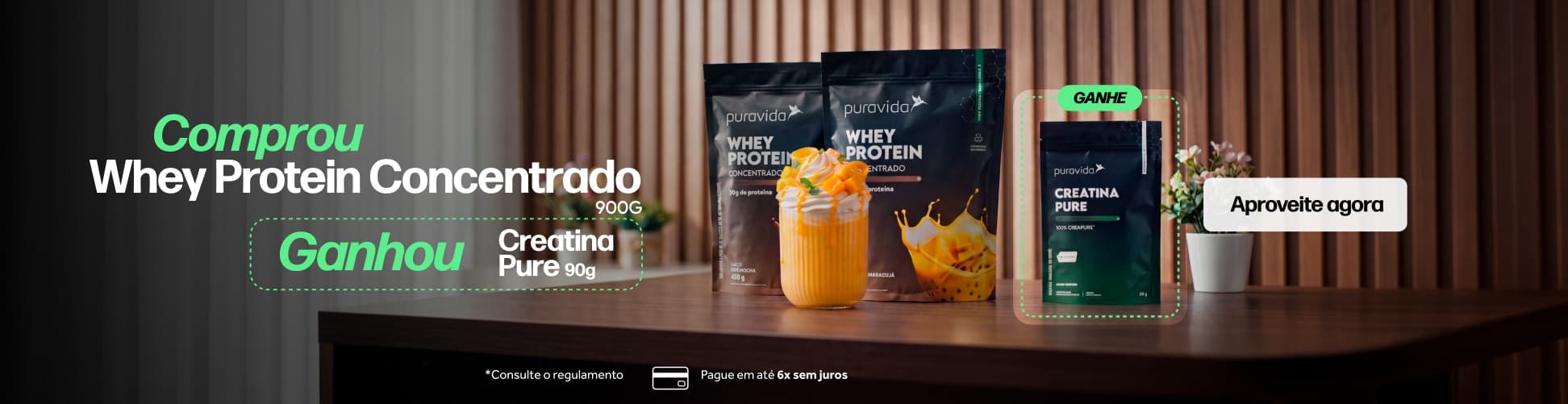 BANNER COMPRE WPC GANHE CREATINA PURE 90G