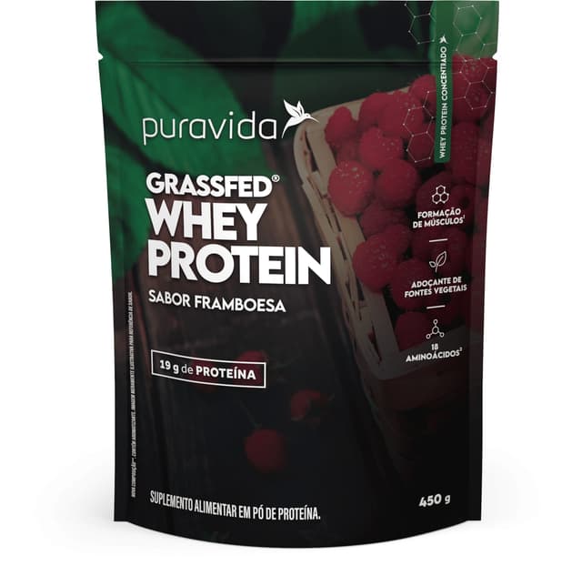 Whey Protein Grassfed Framboesa Whey Protein Grassfed Framboesa